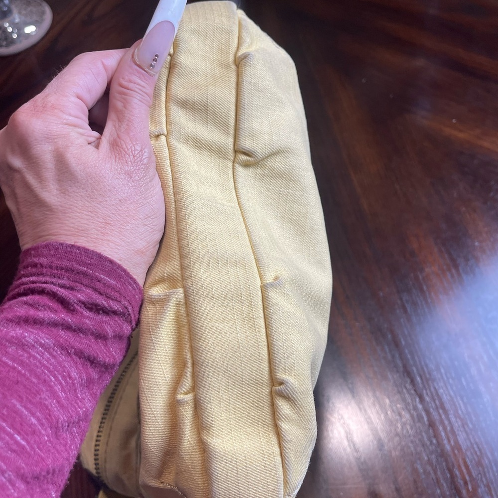 Fossil Floral Yellow Coated Canvas Crossbody - Gently Used - Picture 7 of 9